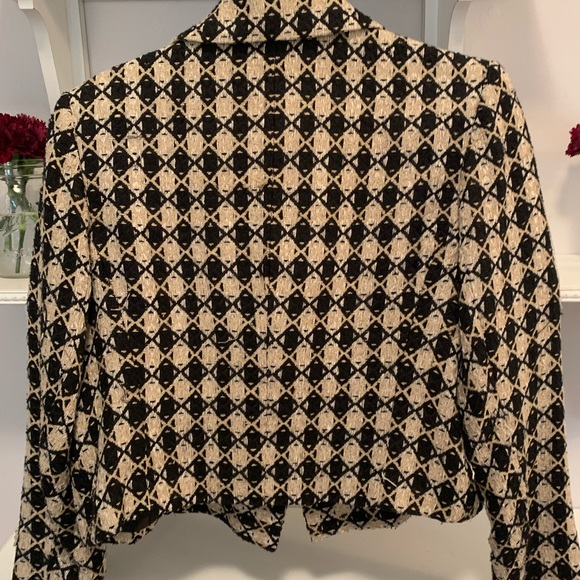 Cropped Vintage Blazer Jacket 8P USA Made - Picture 2 of 7